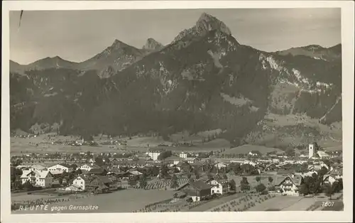 wz58791 Reutte Tirol Teilansicht Reutte Gernspitze Tiroler Ausserfern Kategorie. Reutte Alte Ansichtskarten