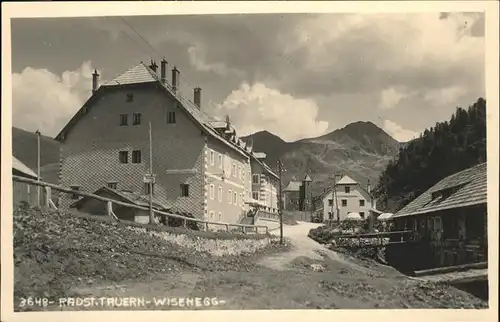 Radstadt Tauernhaeuser Wisenegg Radtstaedter Tauern Niedere Tauern Kat. Radstadt