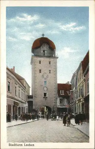 Leoben Stadtturm Kat. Leoben