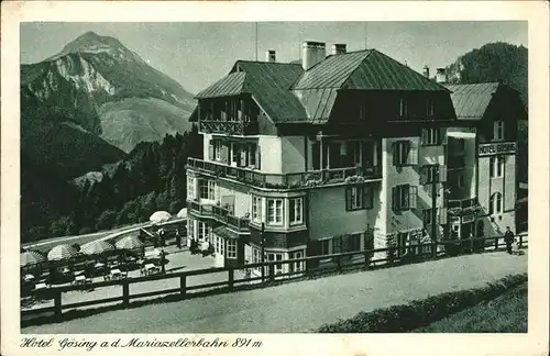 Mariazell Steiermark Hotel Goesing an der Mariazellerbahn Kat. Mariazell