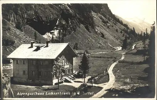 Hintertux Zillertal Alpengasthaus Lacknerbrunn / Tux /Tiroler Unterland