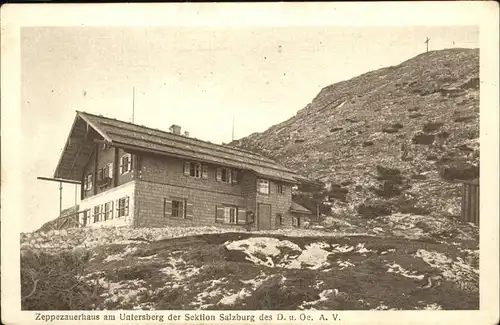 Groedig Zeppezauerhaus Untersberggipfel Geiereck Berchtesgadener Alpen Kat. Groedig