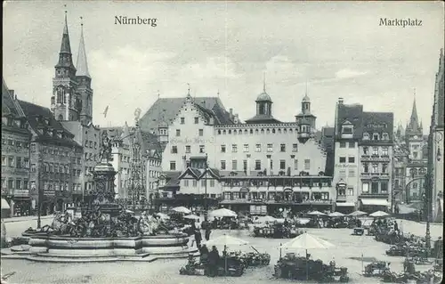 Nuernberg Marktplatz Kat. Nuernberg