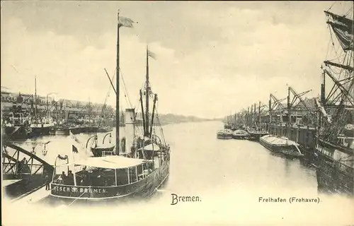 Bremen Freihafen Kat. Bremen