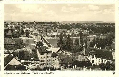 Konstanz Blick vom Muenster Kat. Konstanz