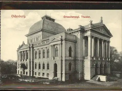 Oldenburg Niedersachsen Grossherzogl. Theater / Oldenburg (Oldenburg) /Oldenburg  Stadtkreis