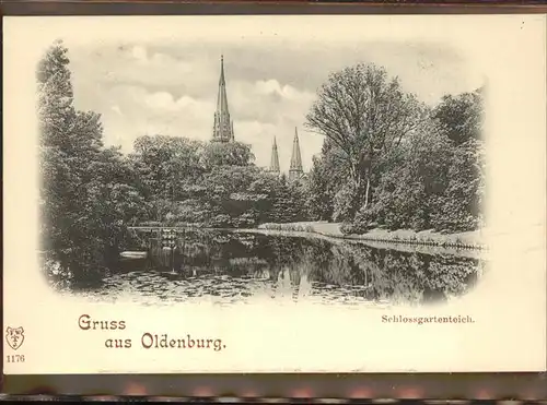Oldenburg Niedersachsen Schlossgartenteich / Oldenburg (Oldenburg) /Oldenburg  Stadtkreis
