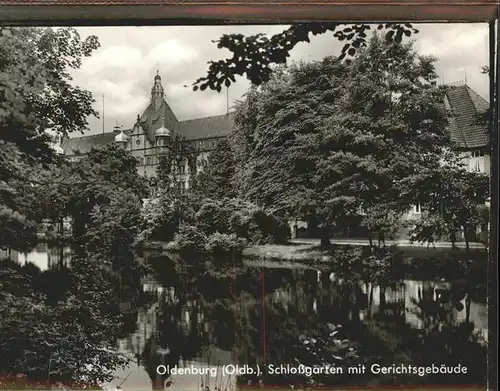 Oldenburg Niedersachsen Schlossgarten Gerichtsgebaeude / Oldenburg (Oldenburg) /Oldenburg  Stadtkreis