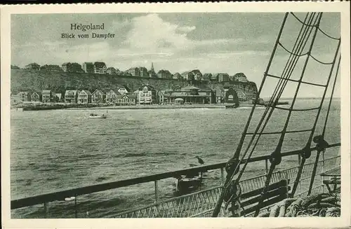 Helgoland Vom Dampfer aus / Helgoland /Pinneberg LKR
