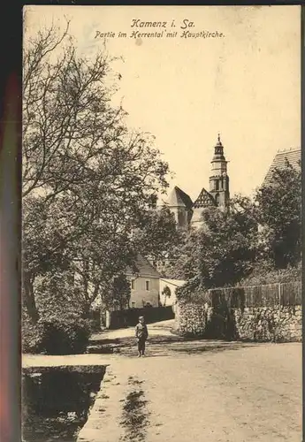 Kamenz Sachsen Herrental Hauptkirche Kind