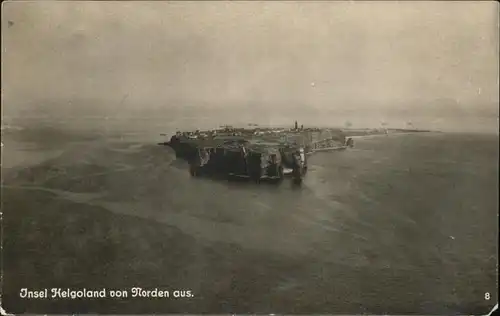 Helgoland Fliegeraufnahme von Norden / Helgoland /Pinneberg LKR