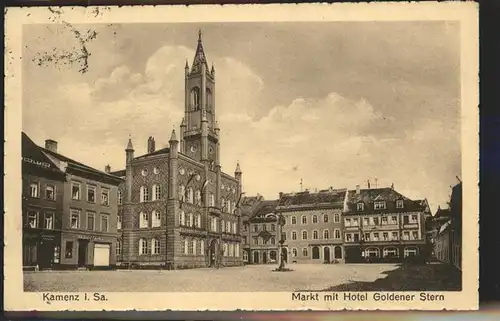 Kamenz Sachsen Markt Hotel Goldener Stern