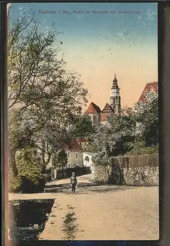 Kamenz Sachsen Herrental Hauptkirche Kind