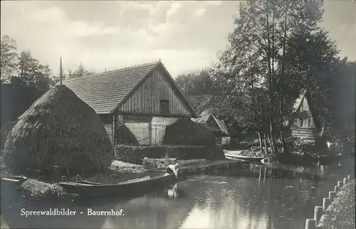 Spreewald Bauernhof Kat. Luebbenau