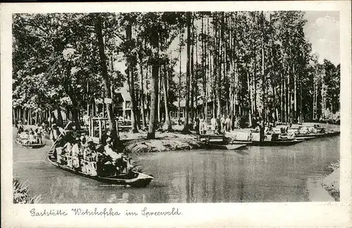 Spreewald  Gaststaette Wotschofska Kat. Luebbenau