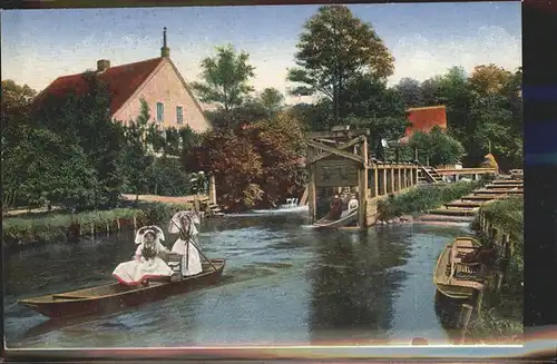 Spreewald Kahnfahrt
Forsthaus Kanno-Muehle-Schleuse Kat. Luebbenau