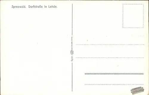 Spreewald Lehde
Dorfstrasse Kat. Luebbenau