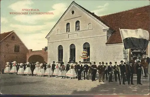 Spreewald Wendischer Fastnachtszug Kat. Luebbenau