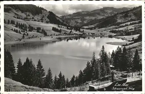 hw00393 Lac Noir FR  Kategorie. Fribourg FR Alte Ansichtskarten