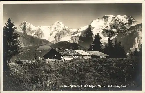 Gruetschalp Eiger Moench Jungfrau