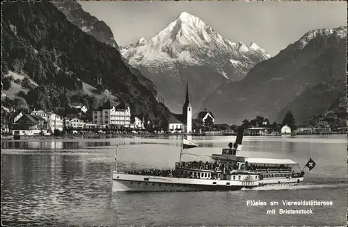 Flueelen UR Vierwaldstaettersee Schiff  Kat. Flueelen