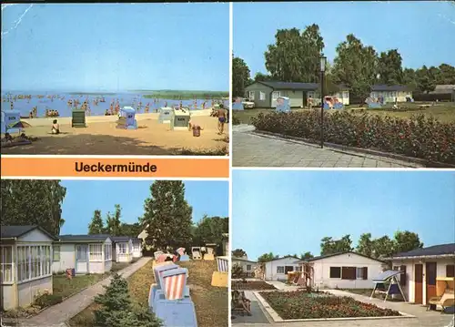 ueckermuende Bellin Badestrand Ferienzentrum Kat. Ueckermuende