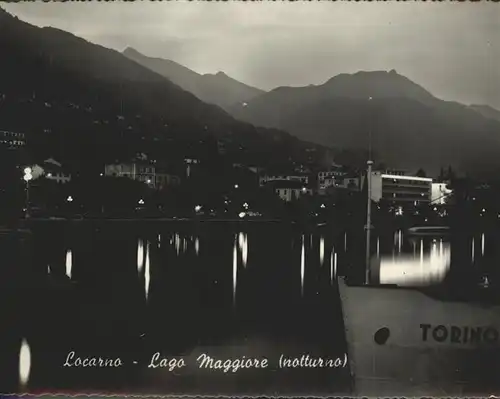 Locarno Lago Maggiore notturno / Locarno /Bz. Locarno