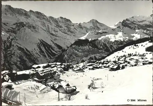 Muerren BE Skigebiet Kat. Muerren