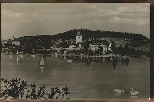 Spiez BE Schiffstation Schloss Rebberg 