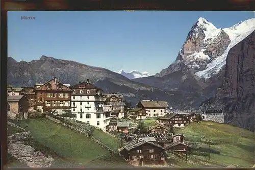 Muerren BE Alpen Kat. Muerren