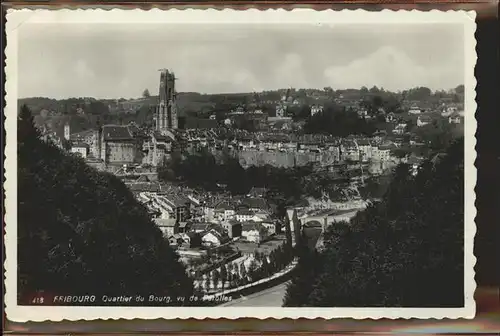 Fribourg FR Quartier du Bourg Kat. Fribourg FR