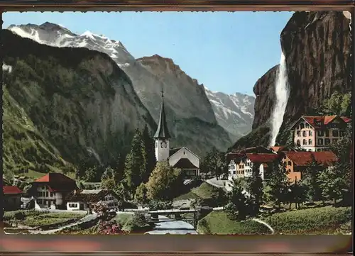 Lauterbrunnen BE Staubbach Jungfrau