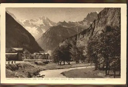 Lauterbrunnen BE Truemmelbach Bretthorn