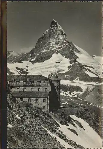 Gornergrat Zermatt Hotel Gornergrat Kulm Matterhorn und Mont Cervin / Gornergrat /Rg. Zermatt