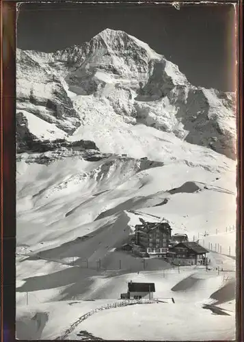 kk06341 Grindelwald Alpiner Sportplatz und Blick auf Kleine Scheidegg und Moench Kategorie. Grindelwald Alte Ansichtskarten