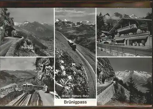 Bruenig BE Brienz Rothorn Bahn Bruenigpass Kat. Bruenig