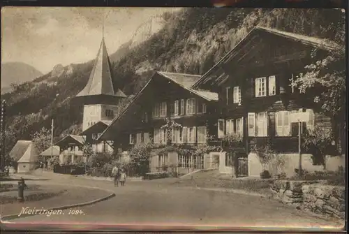 Meiringen BE Ortsansicht Kat. Meiringen