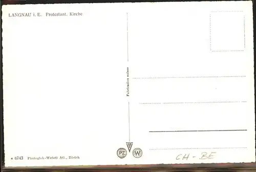 Langnau Emmental Protestantische Kirche / Langnau Emmental /Bz. Signau