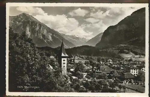 Meiringen BE Panorama Kat. Meiringen