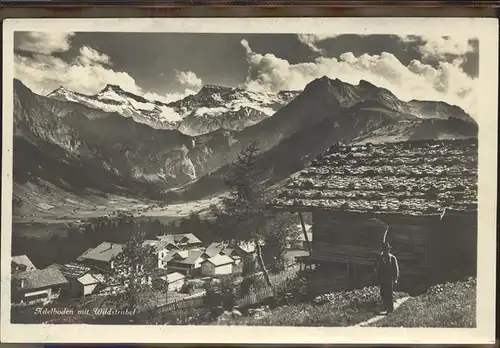 Adelboden BE Blick auf Adelboden mit Wildstrubel Kat. Adelboden