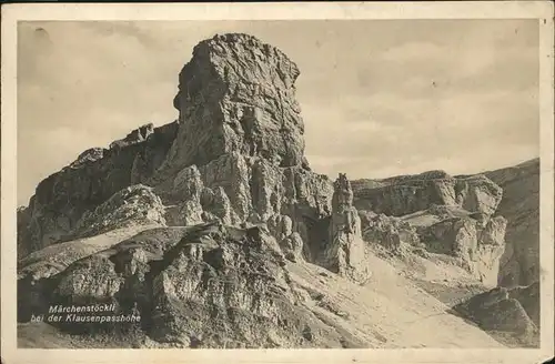 Klausenpass Klausenpasshoehe Maerchenstoeckli Kat. Klausen