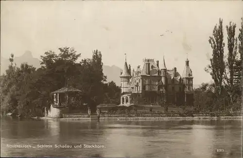 Scherzligen Schloss Schadau Stockhorn Kat. Thun