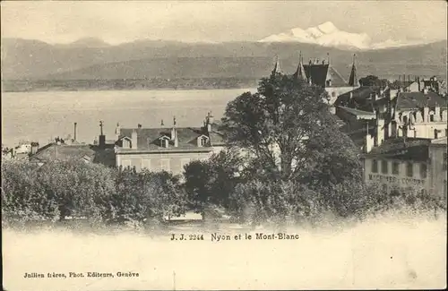 Nyon VD Mont Blanc Kat. Nyon