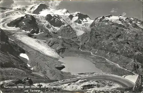 Sustenpass Tierberge Steingletscher Kat. Susten