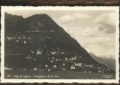 Castagnola Lago di Lugano M.te Br Kat. Castagnola