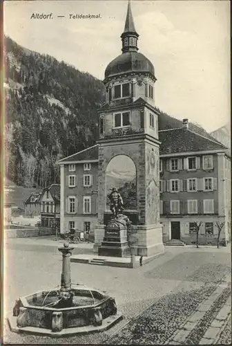 Altdorf UR Telldenkmal Kat. Altdorf UR