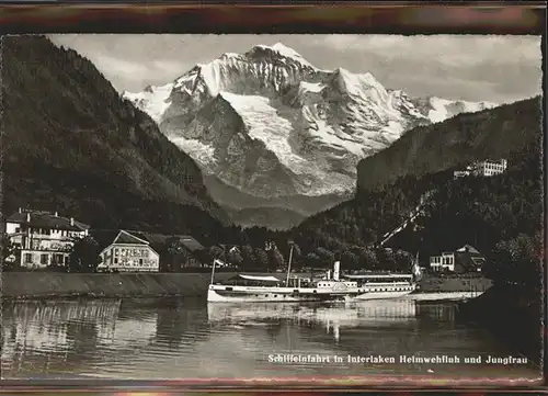 Interlaken BE Schiffeinfahrt Heimwehfluh Jungfrau Kat. Interlaken
