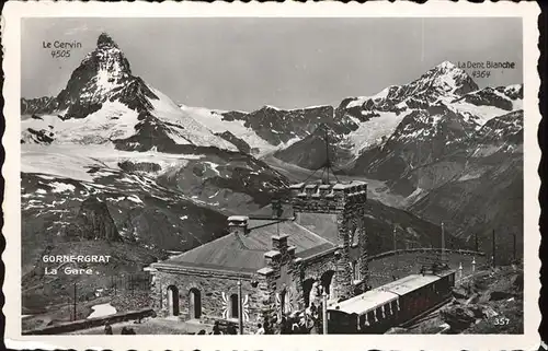 Gornergrat Zermatt La Gare Le Cervin / Gornergrat /Rg. Zermatt