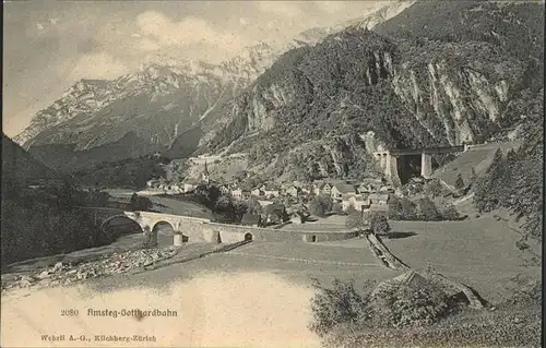 Amsteg Gotthardbahn Kat. Amsteg