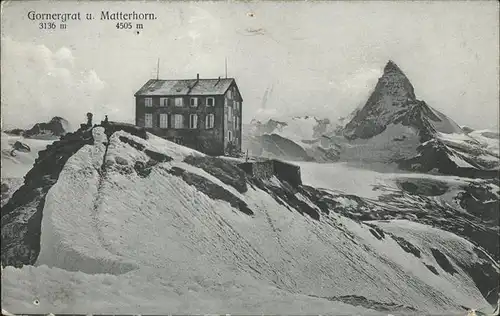 Matterhorn VS Gornergrat Huette Kat. Matterhorn